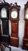 A 19th Century oak 8 day Grandfather clock by T.