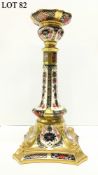 A Royal Crown Derby candlestick