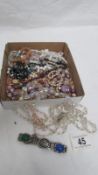 A mixed lot of assorted necklaces