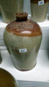 A stoneware stug, W C Brown,