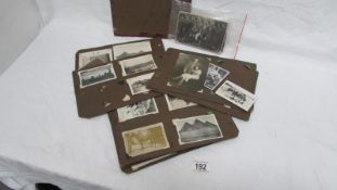 A bag of WW1 / WW2 photos and postcards