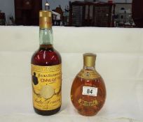 A Haig Dimple whisky and a Carlos III brandy