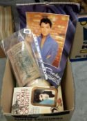 A quantity of Elvis Presley memorabilia
