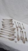 10 pairs of fish knives and forks