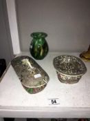 3 items of pottery