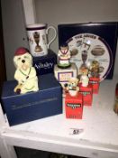 7 boxed cricket themed collectables including Aynsley,