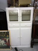 A 1940s retro kitchen cabinet