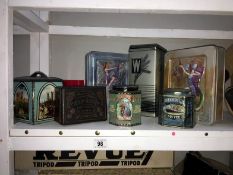 A quantity of vintage and repro tins