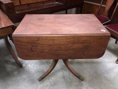 A Regency mahogany Pembroke table