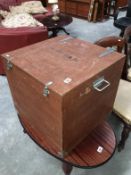 A wooden MOD radar box