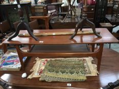 A teak 1960s/1970s coffee table