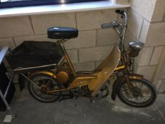 A 1968 Raleigh Wisp moped for restoration