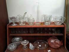 A quantity of glassware