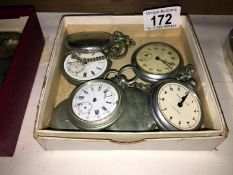 7 old pocket watches a/f