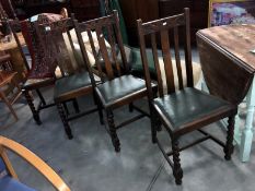 Thee Edwardian chairs