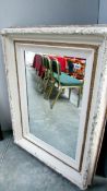 A large shabby chic mirror