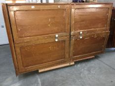 A large 2 door pine cabinet