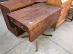 A Victorian mahogany pembroke table