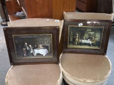 A pair of oka framed pictures