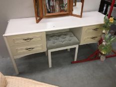 White dressing table