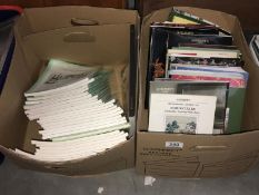 3 boxes of antiques catalogues