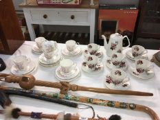 A Royal Albert for all seasons Parkland tea set & 1 other