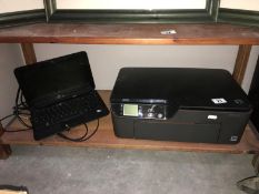 A HP netbook computer & HP desk jet printer A/F