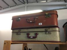 2 vintage suitcases