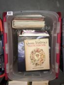 A box of books on Royal Memorabilia etc