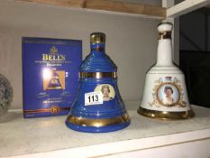 2 commerotive Bells whisky bells (one boxed)