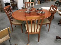 A Morris table and chairs