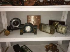 7 vintage clocks including Hynzel