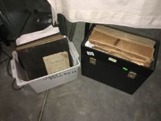 2 boxes of 78 rpm records