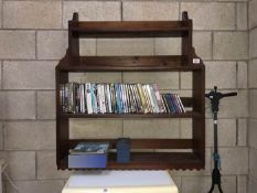 An unusual wall book shelf