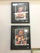 2 limited edition boxing prints