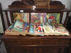 A quantity of old children's books and annuals