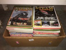 A quantity of railway magazines