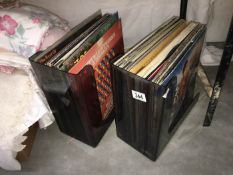 A quantity of LPs including Bee Gees etc