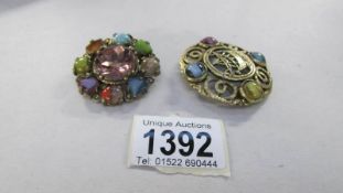 Two Celtic brooches