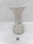 A Belleek vase