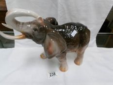 A ceramic elephant