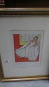 A Henri Matisse heliogravure entitled 'Jeuen Fille en Blanc sur une Chaise Longue' (girl in white