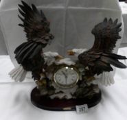 A Juliana collection double eagle clock