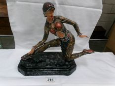 An art deco style dancer figure