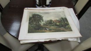 2 John Cother Webb Mezzotint engraving after Constable