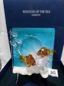 A boxed Swarovski crystal Wonders of the sea 'Harmony',