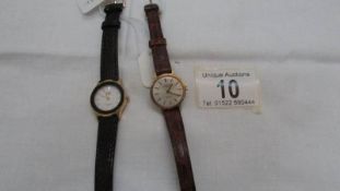 A Rotary 21 jewel ladies wrist watch and one other