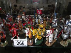 Approximately 20 Del Prado mounted Knights