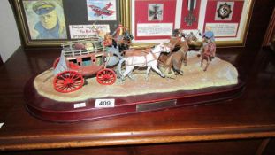 A Western Heritage Museum diorama entitled 'Hold Up'