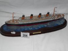 A model of the Titanic